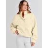imageANRABESS Womens Fuzzy Fleece Jacket Fall Casual Long Sleeve Cropped Sherpa Button Down Shacket Coats Outwear With PocketsYellow