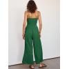 imageANRABESS Womens Jumpsuit Summer Beach Vacation Romper 2025 V Neck Sleevelsee Spaghetti Strap Cutout Linen Wide Leg ClothesForest