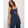imageANRABESS Womens Jumpsuit Summer Beach Vacation Romper 2025 V Neck Sleevelsee Spaghetti Strap Cutout Linen Wide Leg ClothesNavy Blue