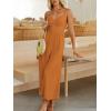 imageANRABESS Womens Jumpsuit Summer Beach Vacation Romper 2025 V Neck Sleevelsee Spaghetti Strap Cutout Linen Wide Leg ClothesOrange