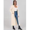 imageANRABESS Womens Long Cardigan Sweater 2025 Oversized Coat Long Sleeve Open Front Knit Maxi Outwear Fall Trendy Jacket ClothesBeige