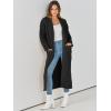 imageANRABESS Womens Long Cardigan Sweater 2025 Oversized Coat Long Sleeve Open Front Knit Maxi Outwear Fall Trendy Jacket ClothesBlack