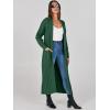 imageANRABESS Womens Long Cardigan Sweater 2025 Oversized Coat Long Sleeve Open Front Knit Maxi Outwear Fall Trendy Jacket ClothesDark Green