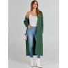 imageANRABESS Womens Long Cardigan Sweater 2025 Oversized Coat Long Sleeve Open Front Knit Maxi Outwear Fall Trendy Jacket ClothesDark Green