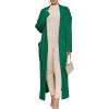 imageANRABESS Womens Long Cardigan Sweater 2025 Oversized Coat Long Sleeve Open Front Knit Maxi Outwear Fall Trendy Jacket ClothesGreen