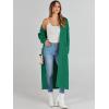 imageANRABESS Womens Long Cardigan Sweater 2025 Oversized Coat Long Sleeve Open Front Knit Maxi Outwear Fall Trendy Jacket ClothesGreen