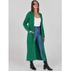 imageANRABESS Womens Long Cardigan Sweater 2025 Oversized Coat Long Sleeve Open Front Knit Maxi Outwear Fall Trendy Jacket ClothesGreen