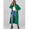 imageANRABESS Womens Long Cardigan Sweater 2025 Oversized Coat Long Sleeve Open Front Knit Maxi Outwear Fall Trendy Jacket ClothesGreen