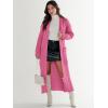 imageANRABESS Womens Long Cardigan Sweater 2025 Oversized Coat Long Sleeve Open Front Knit Maxi Outwear Fall Trendy Jacket ClothesHot Pink