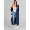 imageANRABESS Womens Long Cardigan Sweater 2025 Oversized Coat Long Sleeve Open Front Knit Maxi Outwear Fall Trendy Jacket ClothesNavy Blue