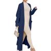 imageANRABESS Womens Long Cardigan Sweater 2025 Oversized Coat Long Sleeve Open Front Knit Maxi Outwear Fall Trendy Jacket ClothesNavy Blue