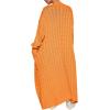 imageANRABESS Womens Long Cardigan Sweater 2025 Oversized Coat Long Sleeve Open Front Knit Maxi Outwear Fall Trendy Jacket ClothesOrange