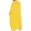 imageANRABESS Womens Long Cardigan Sweater 2025 Oversized Coat Long Sleeve Open Front Knit Maxi Outwear Fall Trendy Jacket ClothesYellow