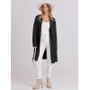 imageANRABESS Womens Long Cardigans Sweater 2025 Fall Dressy Casual Lapel Knit Warm Trench Coatigan Oversized Blazer Jacket CoatBlack