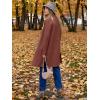 imageANRABESS Womens Long Cardigans Sweater 2025 Fall Dressy Casual Lapel Knit Warm Trench Coatigan Oversized Blazer Jacket CoatCoffee