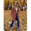 imageANRABESS Womens Long Cardigans Sweater 2025 Fall Dressy Casual Lapel Knit Warm Trench Coatigan Oversized Blazer Jacket CoatCoffee