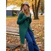 imageANRABESS Womens Long Cardigans Sweater 2025 Fall Dressy Casual Lapel Knit Warm Trench Coatigan Oversized Blazer Jacket CoatDark Green