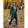 imageANRABESS Womens Long Cardigans Sweater 2025 Fall Dressy Casual Lapel Knit Warm Trench Coatigan Oversized Blazer Jacket CoatDark Green
