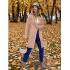 imageANRABESS Womens Long Cardigans Sweater 2025 Fall Dressy Casual Lapel Knit Warm Trench Coatigan Oversized Blazer Jacket CoatDeep Apricot