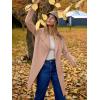 imageANRABESS Womens Long Cardigans Sweater 2025 Fall Dressy Casual Lapel Knit Warm Trench Coatigan Oversized Blazer Jacket CoatDeep Apricot
