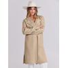imageANRABESS Womens Long Cardigans Sweater 2025 Fall Dressy Casual Lapel Knit Warm Trench Coatigan Oversized Blazer Jacket CoatKhaki