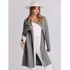imageANRABESS Womens Long Cardigans Sweater 2025 Fall Dressy Casual Lapel Knit Warm Trench Coatigan Oversized Blazer Jacket CoatLight Grey
