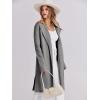 imageANRABESS Womens Long Cardigans Sweater 2025 Fall Dressy Casual Lapel Knit Warm Trench Coatigan Oversized Blazer Jacket CoatLight Grey
