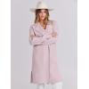 imageANRABESS Womens Long Cardigans Sweater 2025 Fall Dressy Casual Lapel Knit Warm Trench Coatigan Oversized Blazer Jacket CoatLight Pink