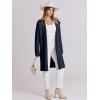 imageANRABESS Womens Long Cardigans Sweater 2025 Fall Dressy Casual Lapel Knit Warm Trench Coatigan Oversized Blazer Jacket CoatNavy Blue