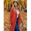 imageANRABESS Womens Long Cardigans Sweater 2025 Fall Dressy Casual Lapel Knit Warm Trench Coatigan Oversized Blazer Jacket CoatOrange