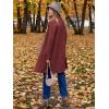 imageANRABESS Womens Long Cardigans Sweater 2025 Fall Dressy Casual Lapel Knit Warm Trench Coatigan Oversized Blazer Jacket CoatRusty Red