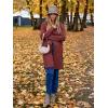 imageANRABESS Womens Long Cardigans Sweater 2025 Fall Dressy Casual Lapel Knit Warm Trench Coatigan Oversized Blazer Jacket CoatRusty Red