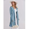 imageANRABESS Womens Long Cardigans Sweater 2025 Fall Dressy Casual Lapel Knit Warm Trench Coatigan Oversized Blazer Jacket CoatSky Blue