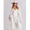 imageANRABESS Womens Long Cardigans Sweater 2025 Fall Dressy Casual Lapel Knit Warm Trench Coatigan Oversized Blazer Jacket CoatWhite