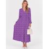 imageANRABESS Womens Long Sleeve Boho Maxi Dress 2025 Fall V Neck Floral Striped Casual Loose Fit Beach Vacation DressesFloral Purple
