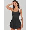imageANRABESS Womens Mini Tennis Dresses Skort Summer Sleeveless One Piece Workout Romper Dress with Shorts Athletic 2025 OutfitBlack