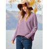 imageANRABESS Womens Oversized Batwing Long Sleeve Ribbed Knit Sweaters 2025 Fall OutfitsLight Purple