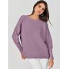 imageANRABESS Womens Oversized Batwing Long Sleeve Ribbed Knit Sweaters 2025 Fall OutfitsLight Purple