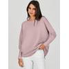 imageANRABESS Womens Oversized Batwing Long Sleeve Ribbed Knit Sweaters 2025 Fall OutfitsPink