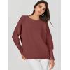 imageANRABESS Womens Oversized Batwing Long Sleeve Ribbed Knit Sweaters 2025 Fall OutfitsRust