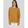 imageANRABESS Womens Oversized Batwing Long Sleeve Ribbed Knit Sweaters 2025 Fall OutfitsYellow