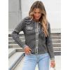 imageANRABESS Womens Striped Cardigan Sweaters Casual Long Sleeve Open Front Button Down Knit Cropped Jackets Fall Coat OuterwearStripe Black