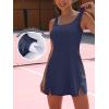 imageANRABESS Womens Tennis Dresses Built in Shorts and Bra Summer Sleeveless Athletic Workout Golf Mini Active Romper DressDark Blue