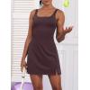 imageANRABESS Womens Tennis Dresses Built in Shorts and Bra Summer Sleeveless Athletic Workout Golf Mini Active Romper DressDeep Red Brown