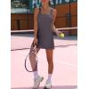 imageANRABESS Womens Tennis Dresses Built in Shorts and Bra Summer Sleeveless Athletic Workout Golf Mini Active Romper DressGray Chocolate
