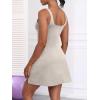imageANRABESS Womens Tennis Dresses Built in Shorts and Bra Summer Sleeveless Athletic Workout Golf Mini Active Romper DressParchment