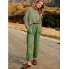 imageANRABESS Womens Two Piece Outfits Long Sleeve Knit Top Fall Sweater Set Oversized Pants Tracksuit Lounge SetsGrass