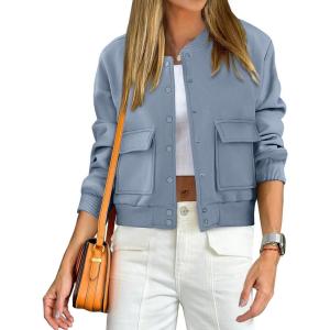 imageANRABESS Women Cropped Bomber Jacket 2025 Fashion Casual Trendy Varsity Y2k Jackets Fall OutfitsGrey Blue