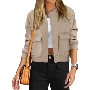 imageANRABESS Women Cropped Bomber Jacket 2025 Fashion Casual Trendy Varsity Y2k Jackets Fall OutfitsKhaki