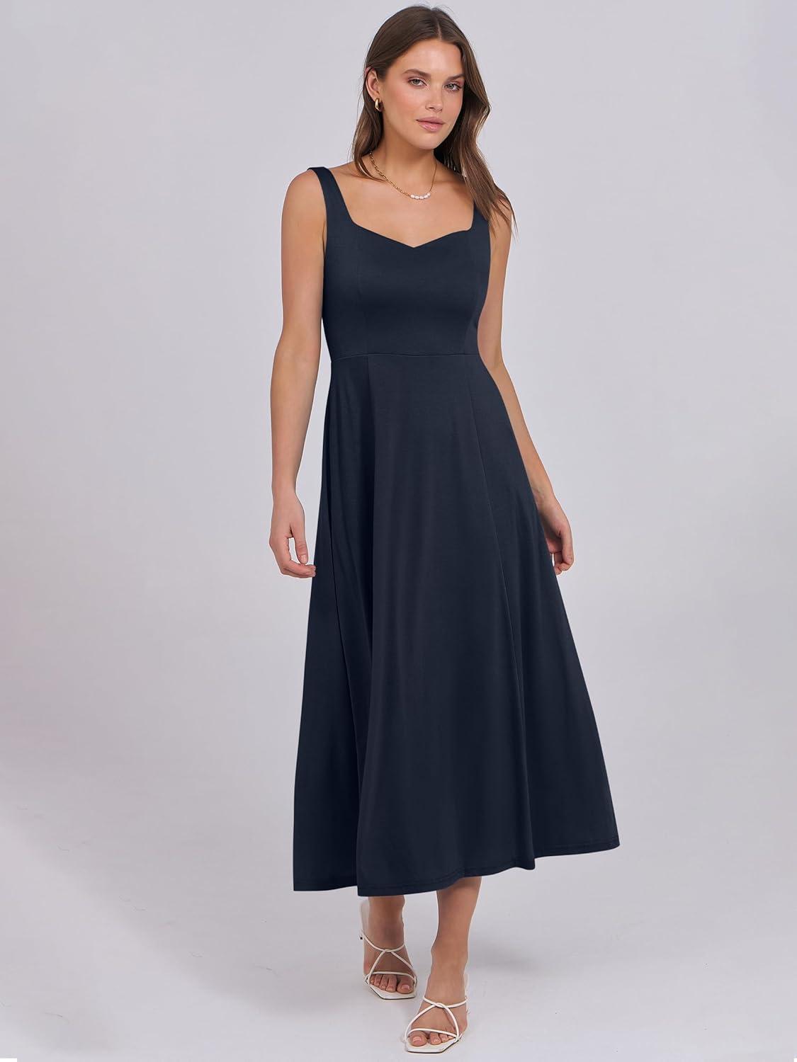 imageANRABESS Women Summer Casual Dress Sleeveless Smocked Back Tank Midi Dresses 2025 Beach Vacation Sundress with PocketsNavy Blue